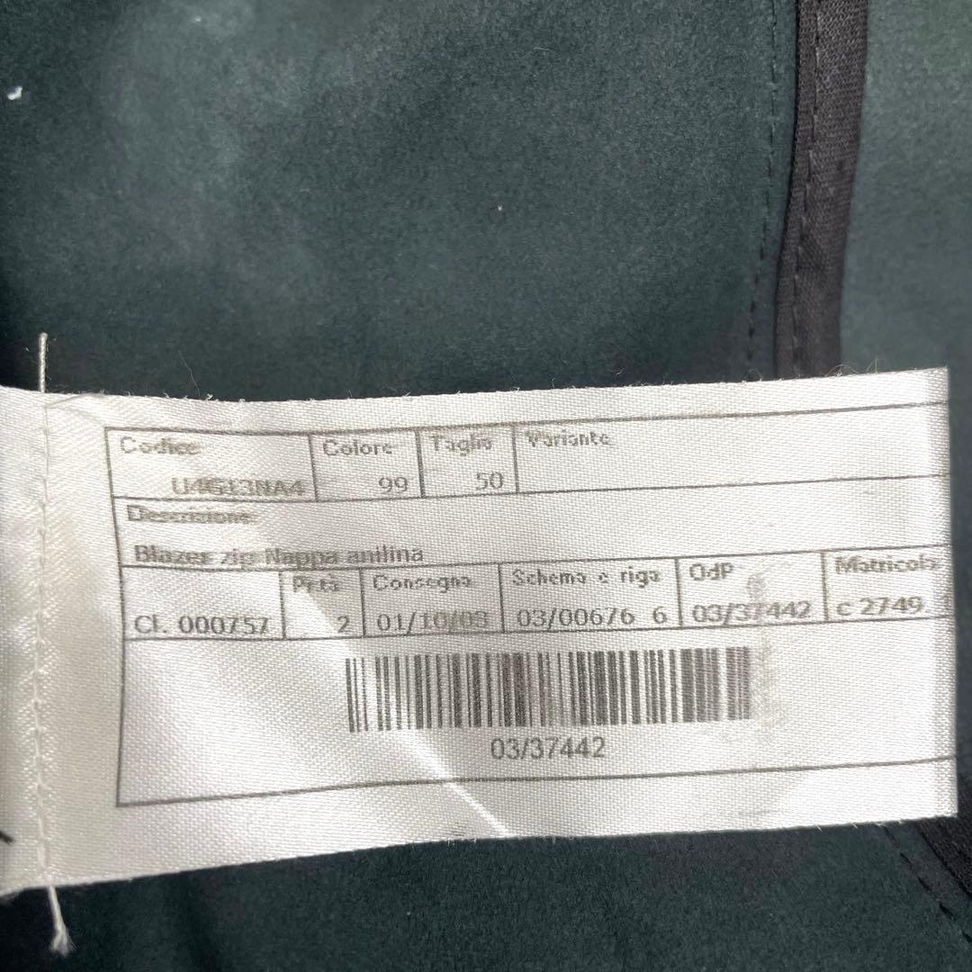 ERMANNO SCERVINO レザージャケット 50 L 黒 本革