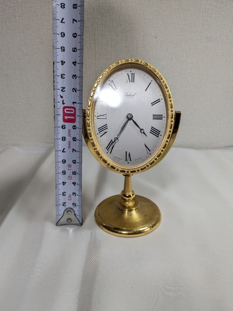 【ジャンク品】 BUCHERER IMHOF ブッフェラー インホフ 置時計