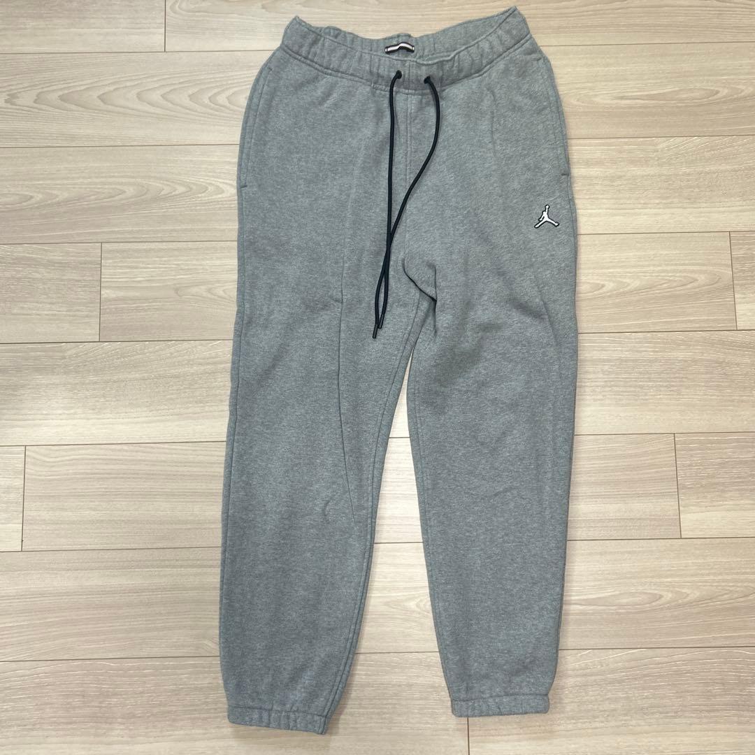 Jordan スウェットセットアップ フード付き ブラック×グレー L