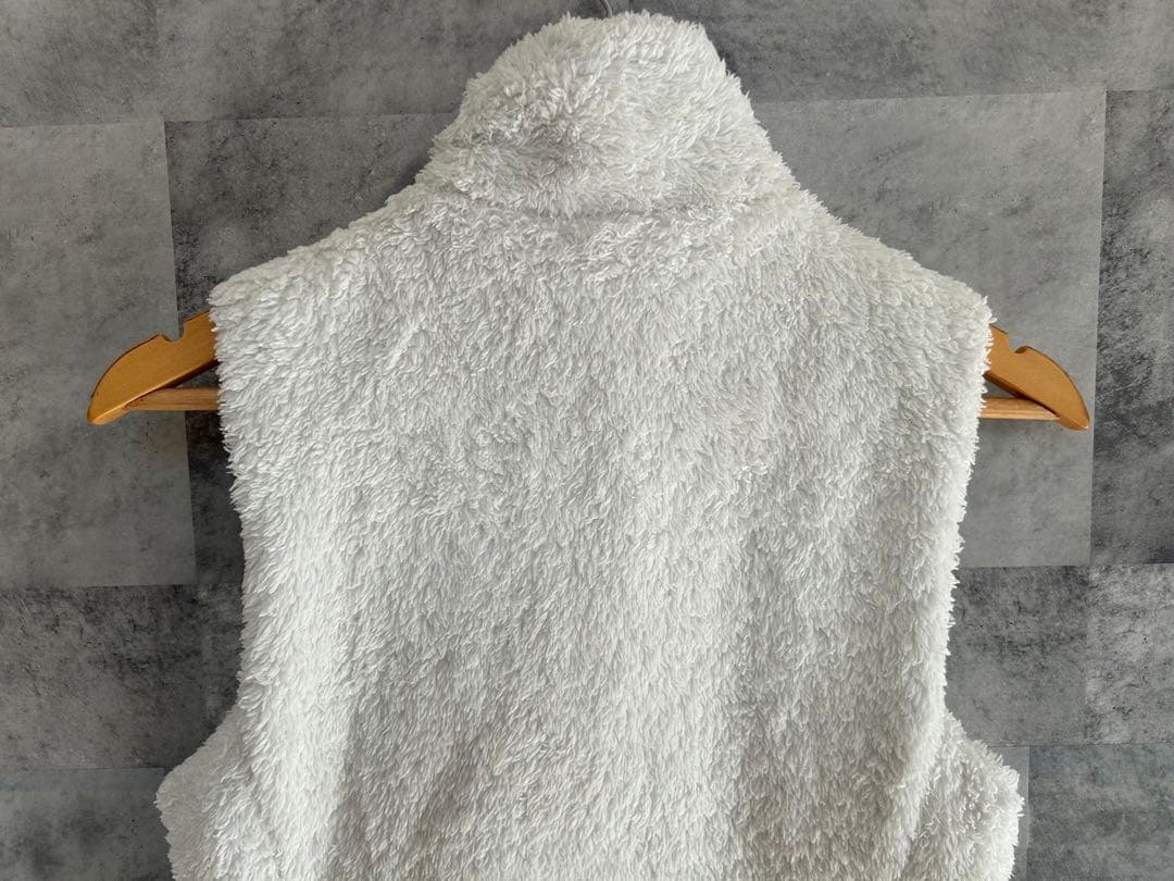 【美品】パタゴニア ロスガトスベスト　ボア ベスト ホワイト　M 前開き