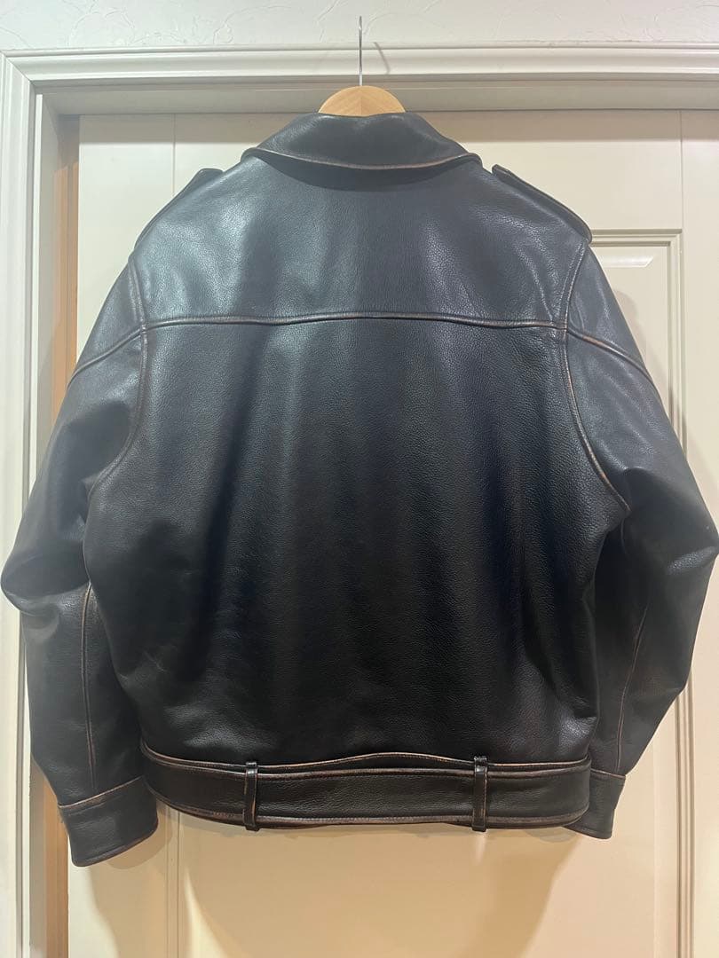 【GRANCY】ナポレオンレザーブルゾンMサイズ
