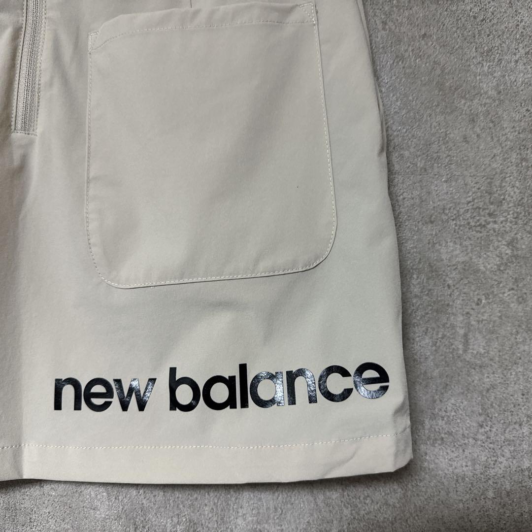 【タグ付き】 New Balance Golf ロゴ スカート ベージュ 00