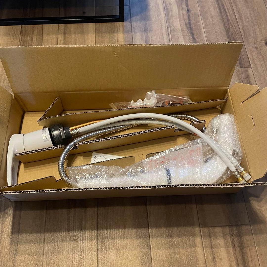 ホース収納式シングルレバー洗髪シャワー混合水栓