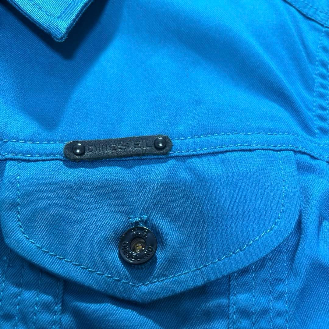 【極美品】DIESELディーゼル トラッカージャケット スカイブルー S 希少色