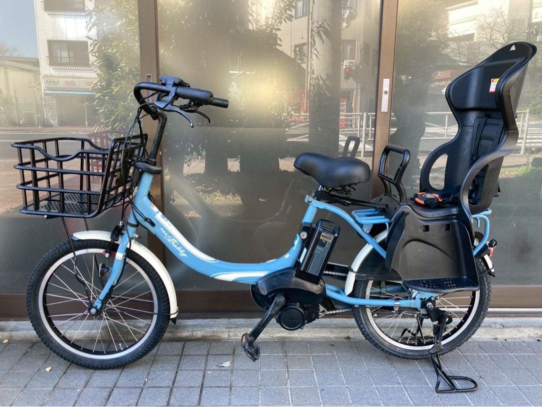 中古電動自転車 ヤマハPas babby 20インチ ブルー No.3731