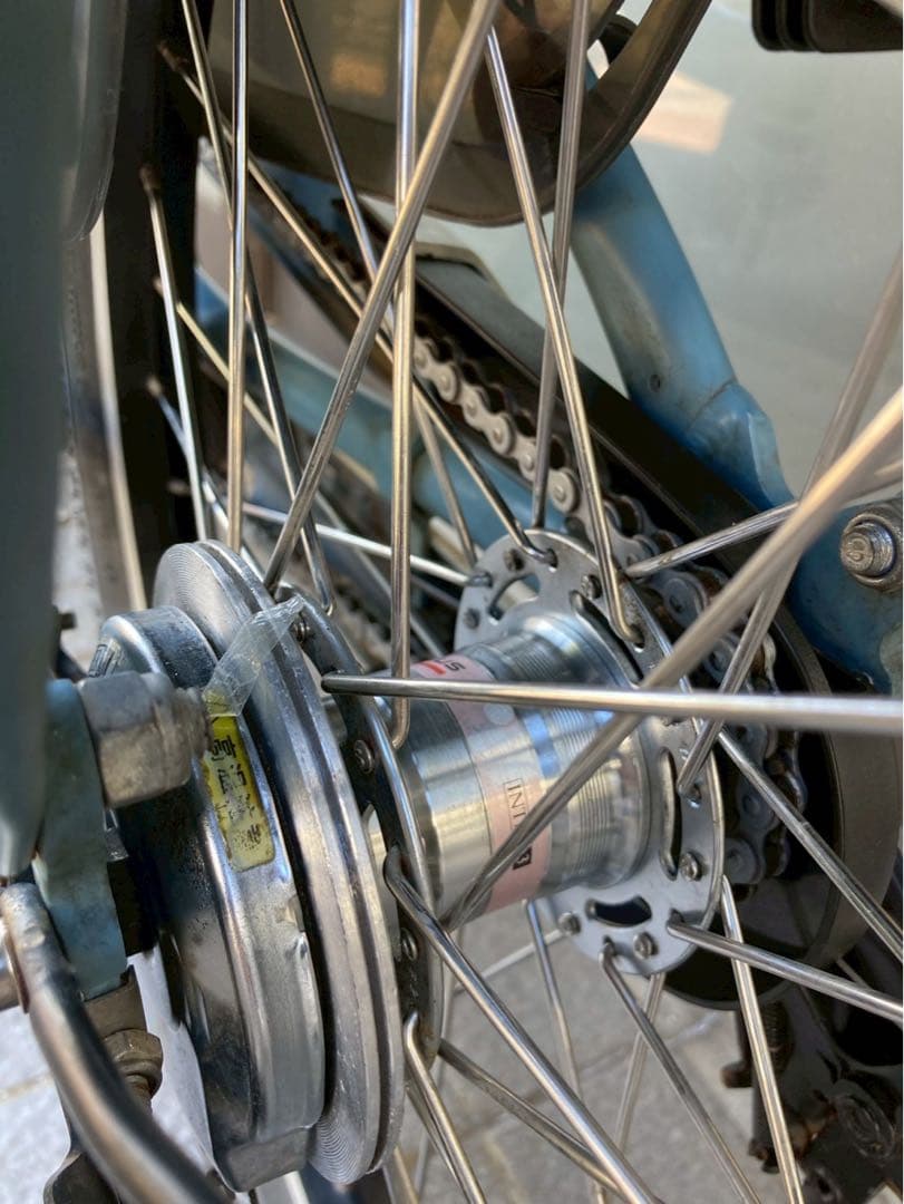 中古電動自転車 ヤマハPas babby 20インチ ブルー No.3731