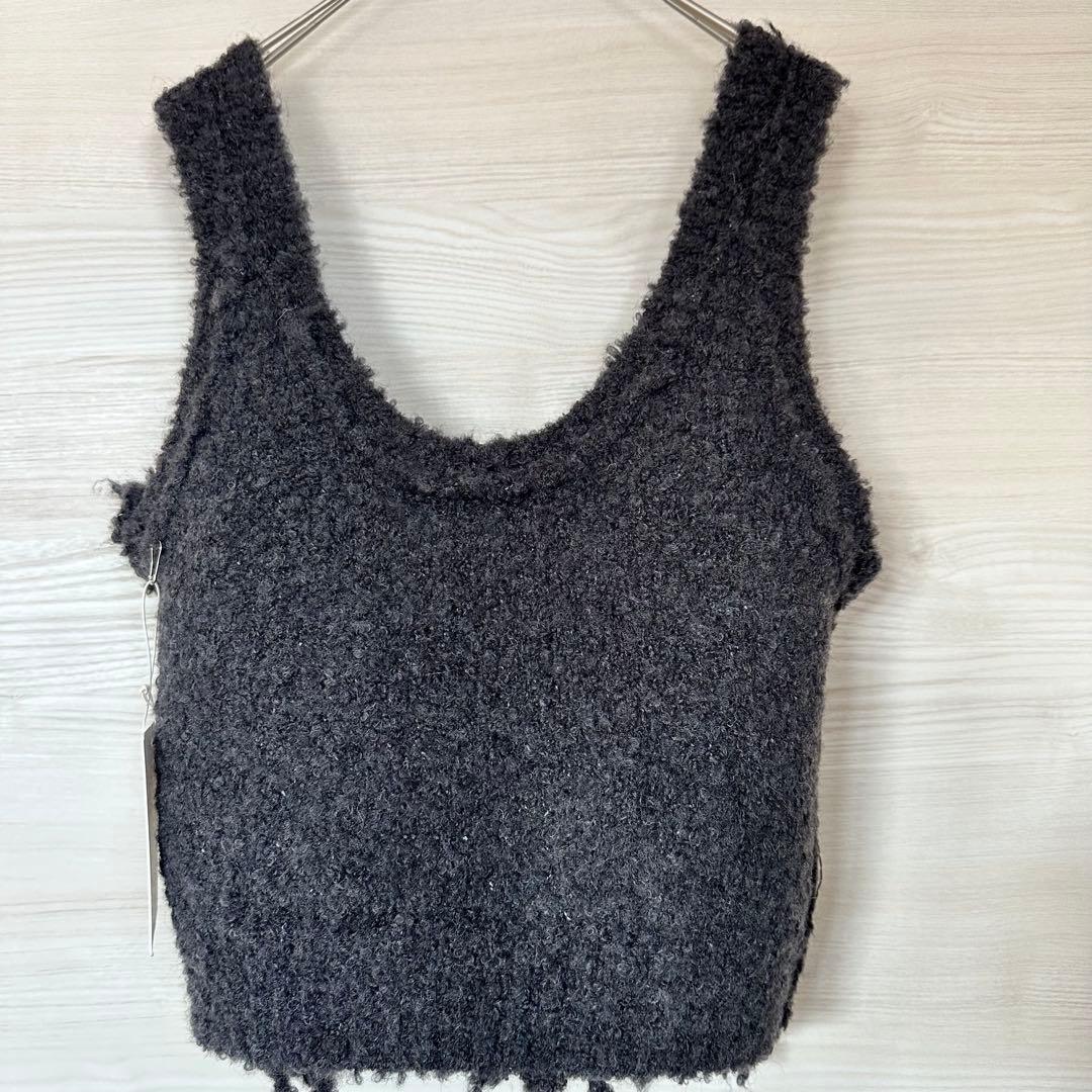 anuke Fringe Knit Bustier アンヌーク フリンジビスチェ