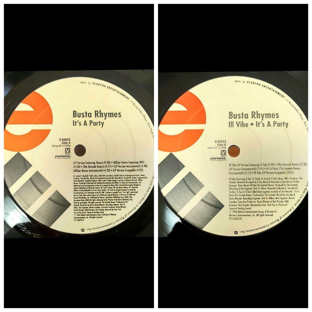 HIPHOP LP Busta Rhymes バスタ・ライムス　まとめ売り　8枚