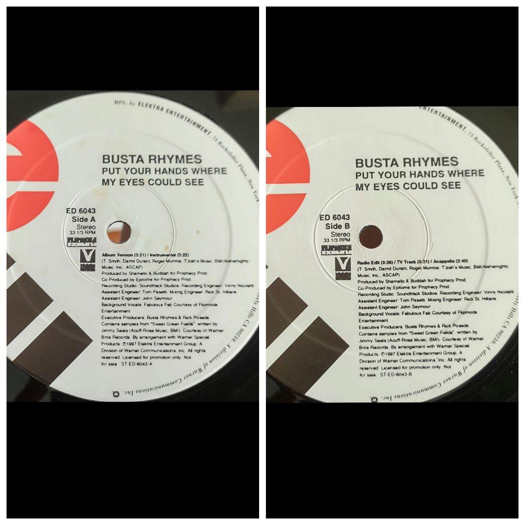 HIPHOP LP Busta Rhymes バスタ・ライムス　まとめ売り　8枚