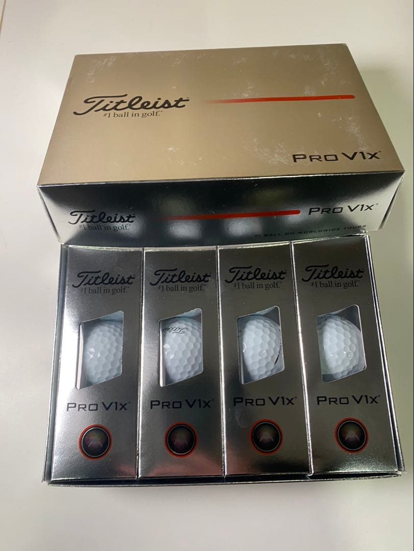 Titleist Pro V1x ゴルフボール 4個入り⭐︎未使用
