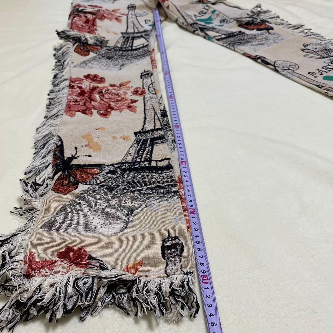 GUAPI風　タペストリーパンツ　S カーゴパンツ　海外　サイズ28 刺繍パンツ