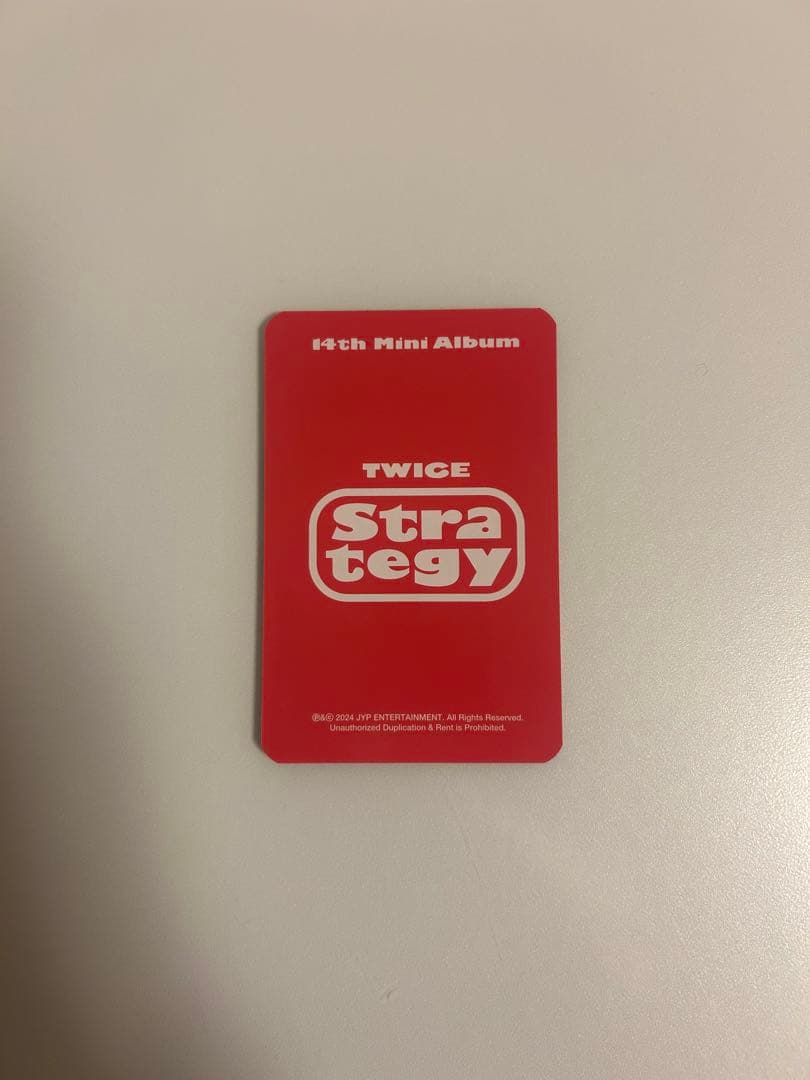 1510.strategy ダヒョン トレカ soundwave