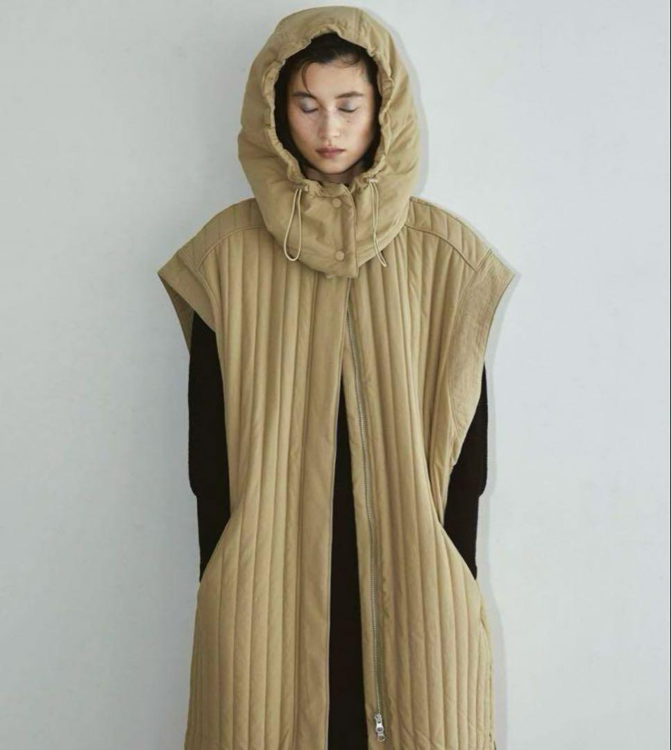 TODAYFUL トゥデイフル★フーディーキルティングベスト