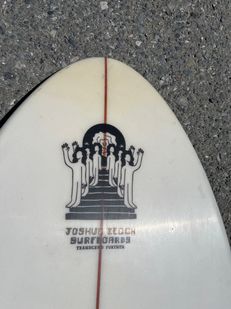 Joshua Keoghファンボード ホワイト Spoon Fish 5’10”