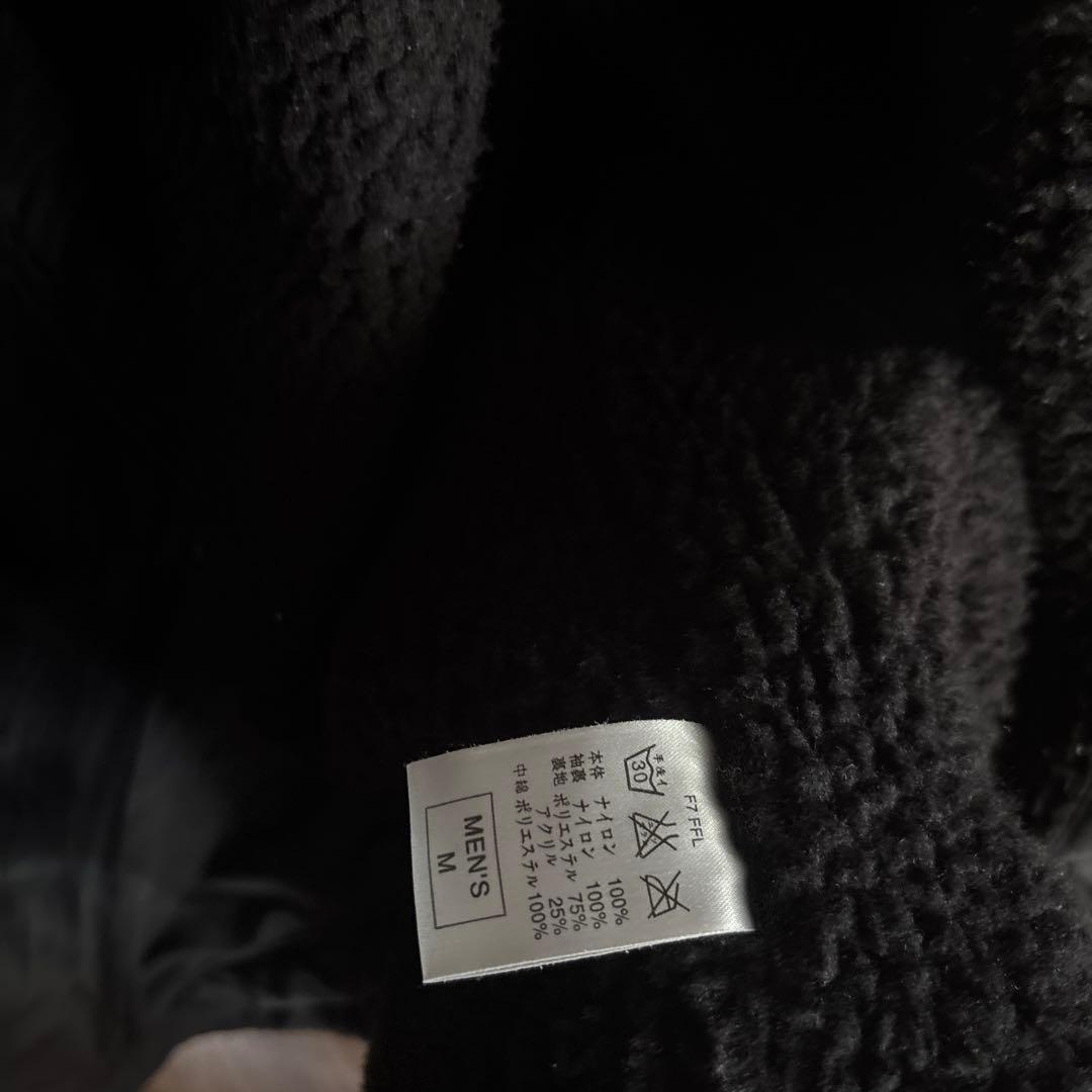 【美品】NIKE ナイキ ベンチコート ロングコート ロゴ刺繍 サッカー 黒　M