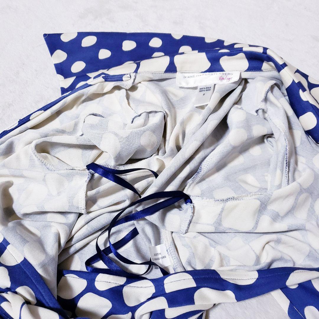 ダイアンフォンファステンバーグ　ラップドレス　ロングワンピース