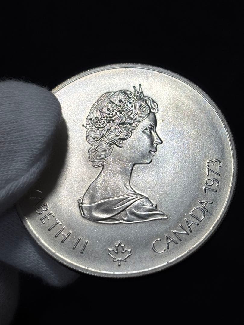 【Sv925】モントリオール五輪銀貨 銀位92.5%！重量24.6g！真正保証！