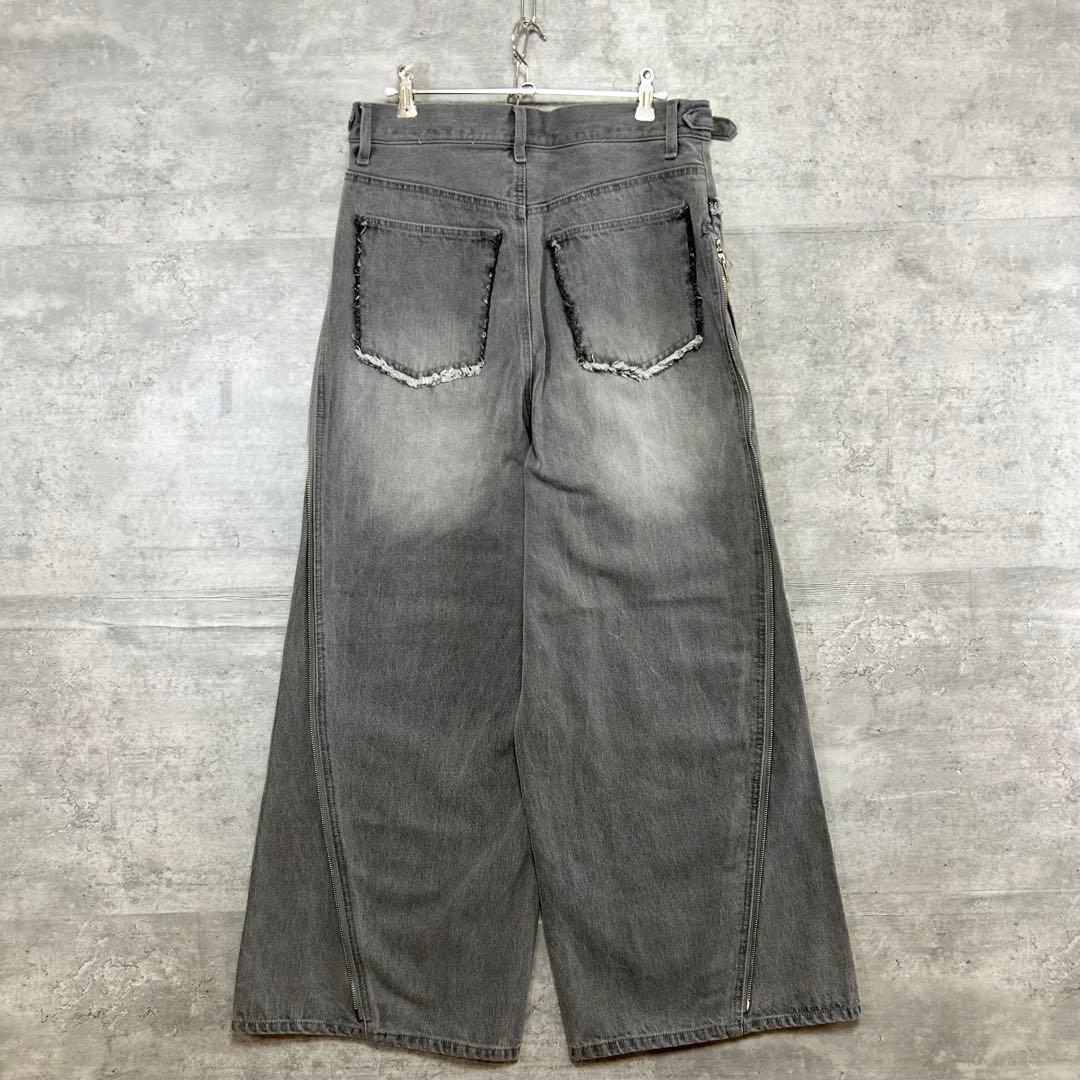 新品 GRANCY ジップデザイン　バニーデニム　　　13oz サイドジップ