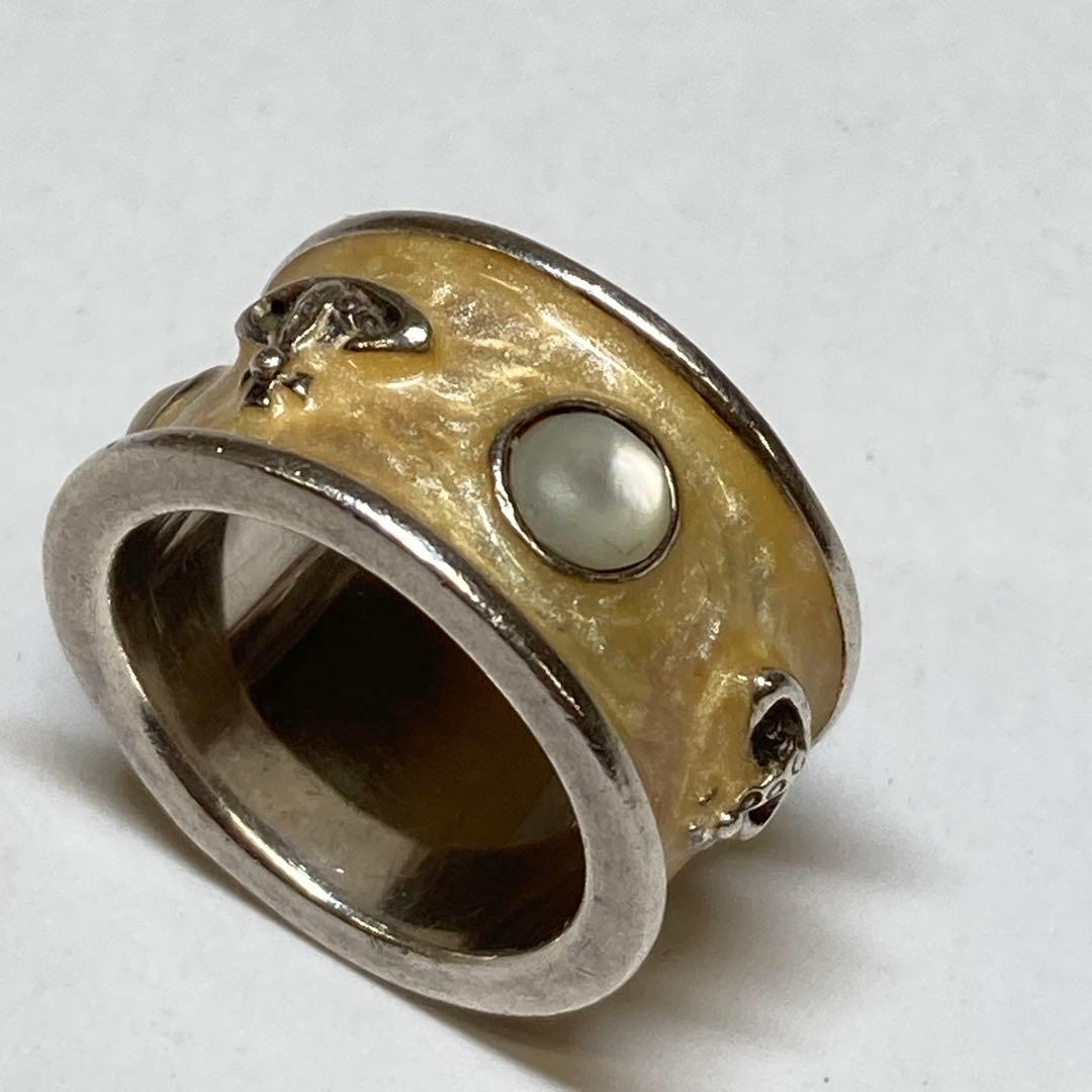 ヴィヴィアンウエストウッド　キングリング　M　925　15号　K442