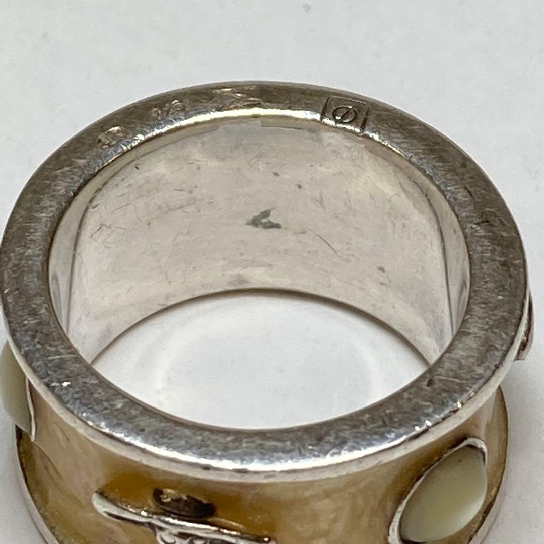 ヴィヴィアンウエストウッド　キングリング　M　925　15号　K442