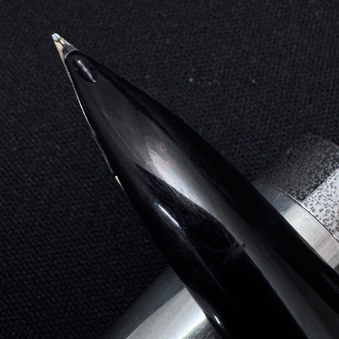 ■パイロットＫ18 メデューサ彫刻 万年筆 シルバー/ブラック Ｇ730