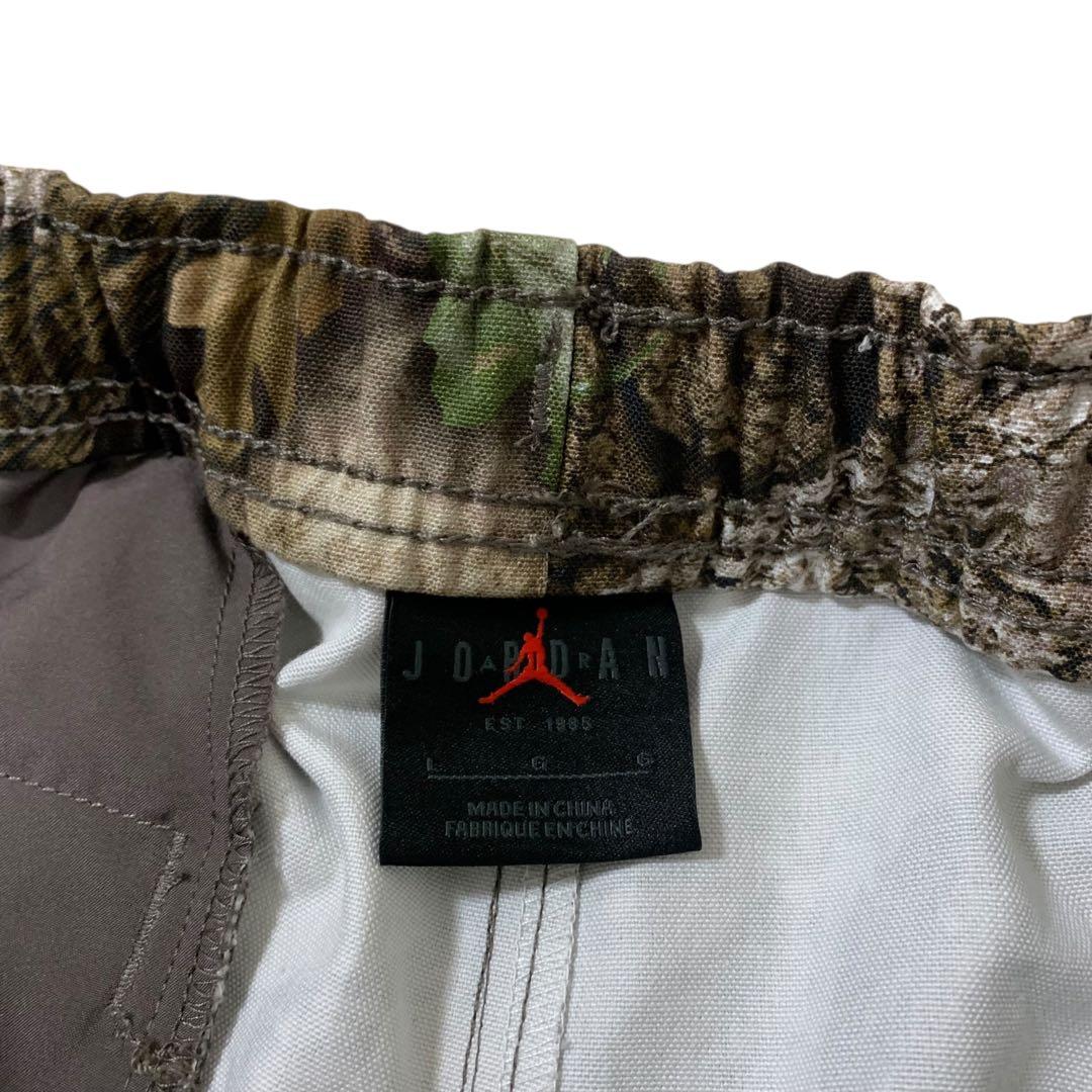 【エアジョーダン】　美品　ウーブンパンツ　ブルックリン　リアルツリー　Lサイズ
