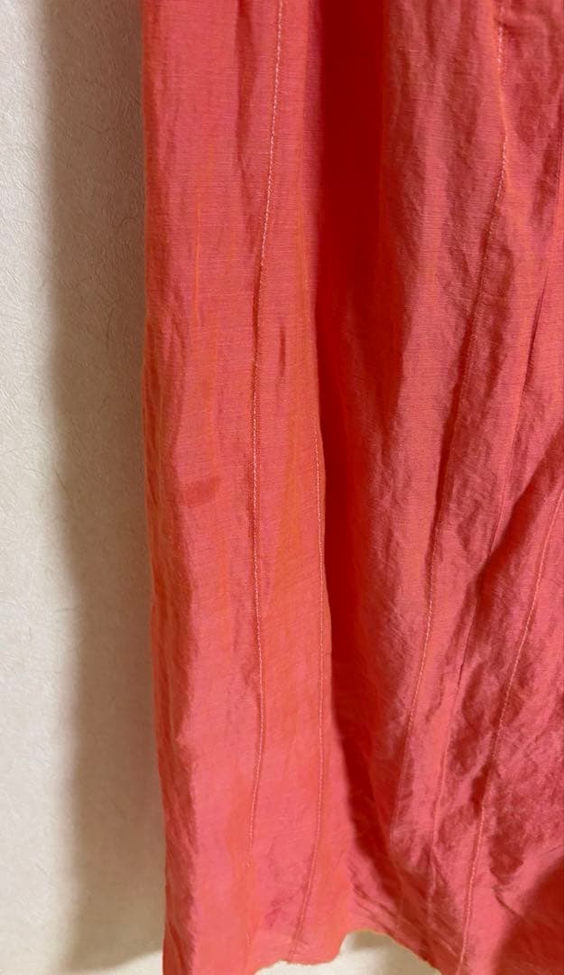 seya. カフタン　ワンピース　サーモンピンク