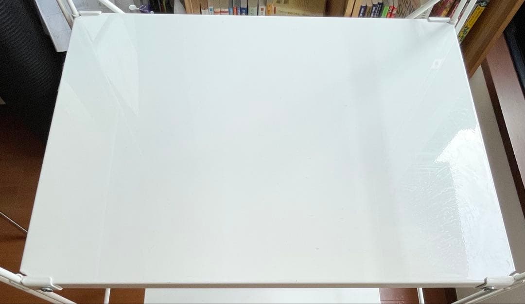 無印良品 MUJI スチールユニットシェルフ・中/ライトグレー