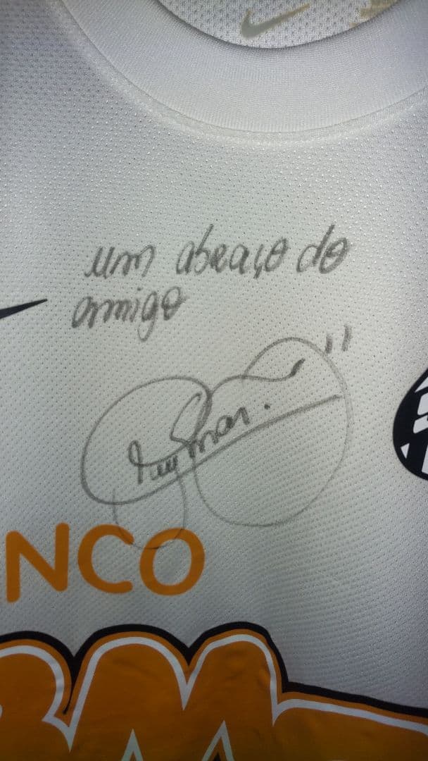 本日限定特別価格ネイマール直筆サインブラジル代表