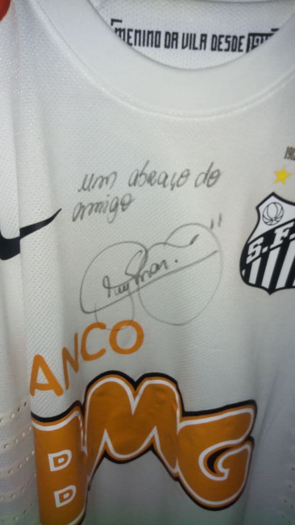 本日限定特別価格ネイマール直筆サインブラジル代表