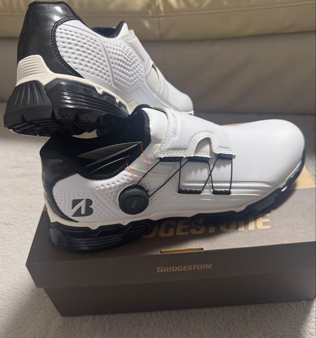 ブリヂストン ゴルフシューズ BOAシステム ホワイト27.5cm