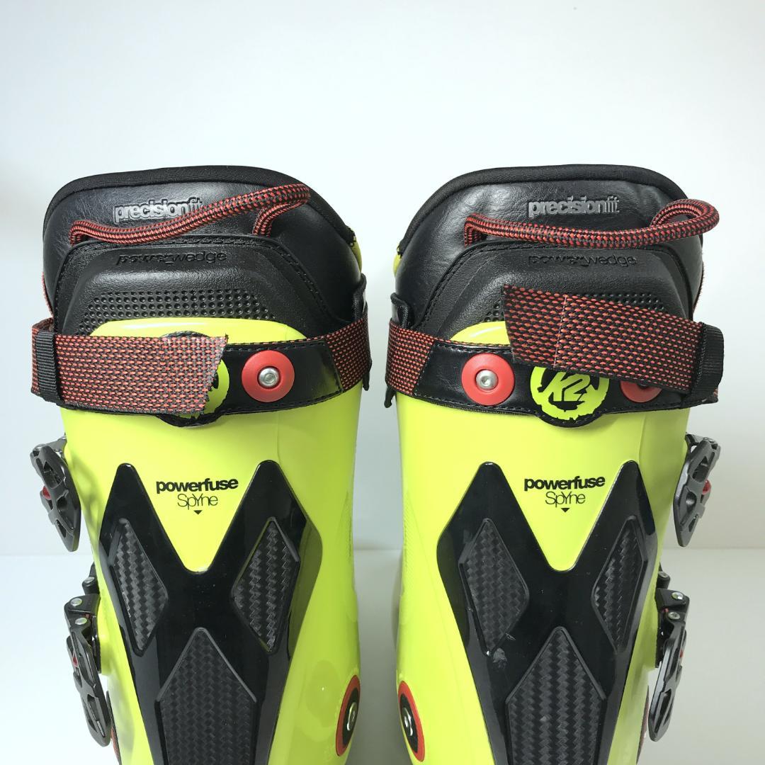 【希少/美品】K2 spyne 130LV 26/26.5 スケルトン イエロー