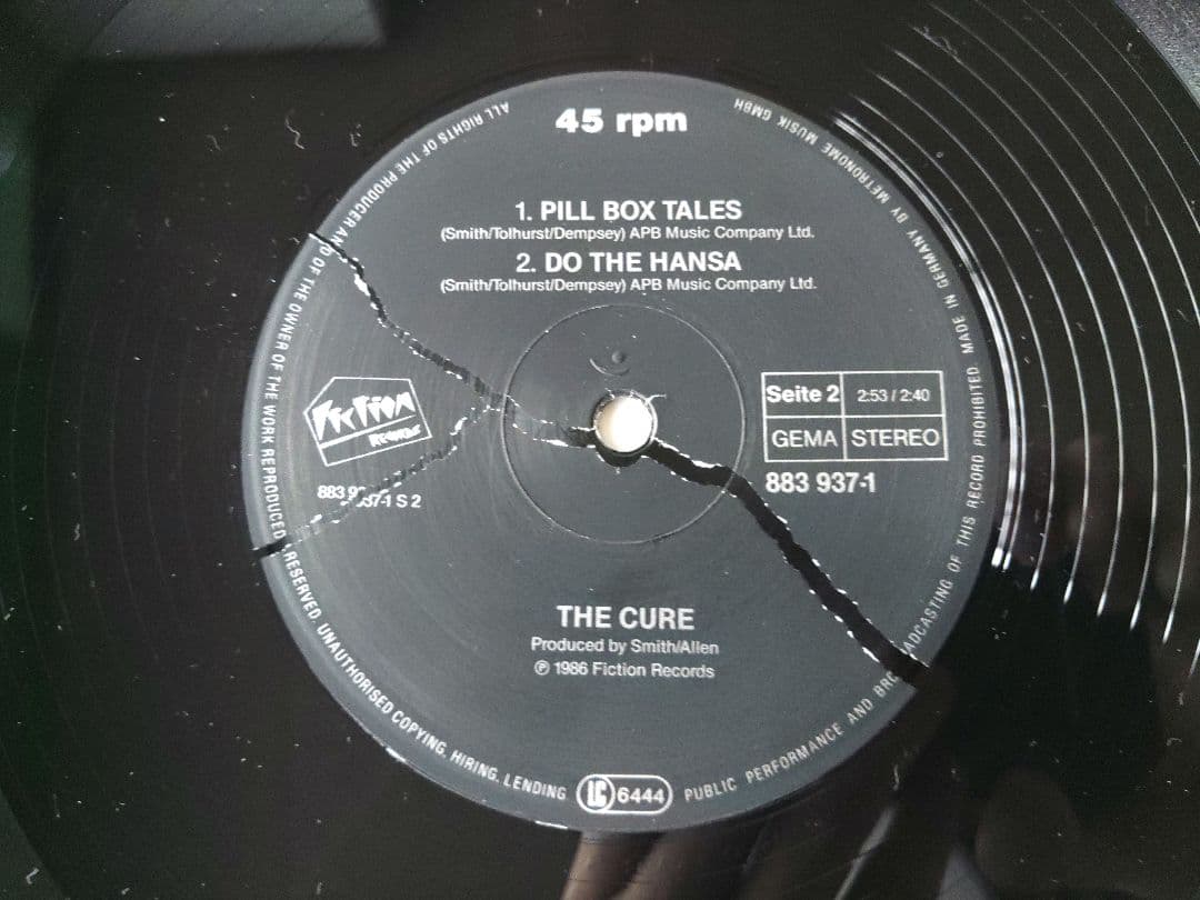 The Cure ザ・キュアー LPレコード 4枚セット　プロモ盤含む