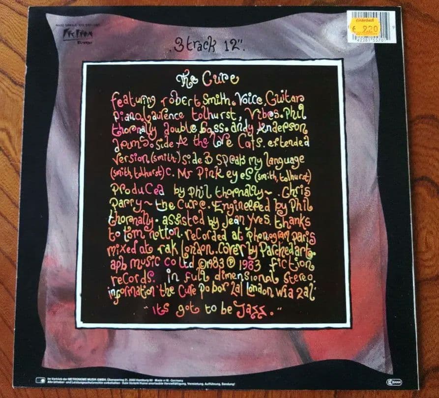 The Cure ザ・キュアー LPレコード 4枚セット　プロモ盤含む