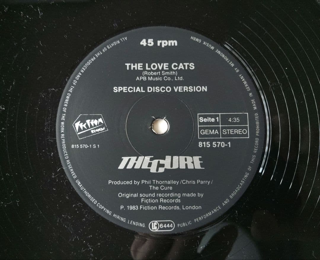 The Cure ザ・キュアー LPレコード 4枚セット　プロモ盤含む