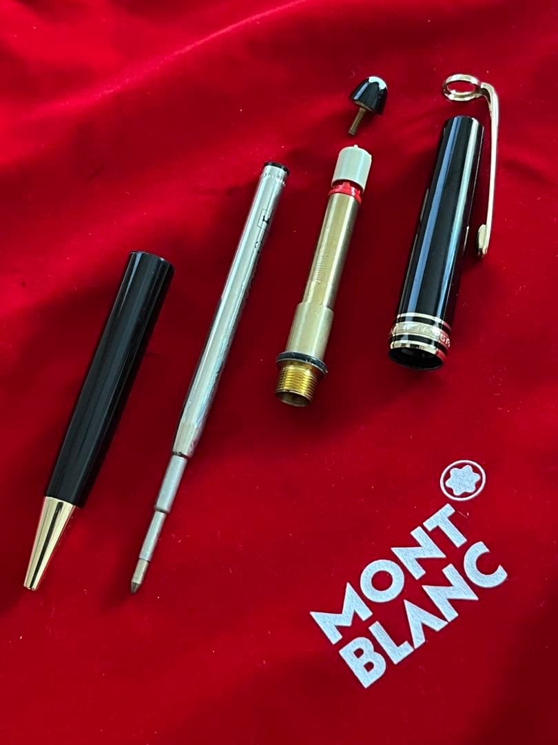 モンブランボールペン マイスターシュテュック 164ゴールド❗️艶やかです‼️