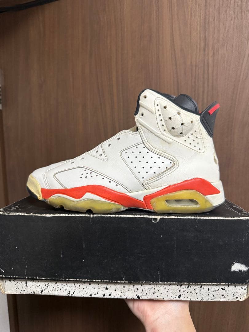 air jordan 6 1991年製　ミッドソールを交換した