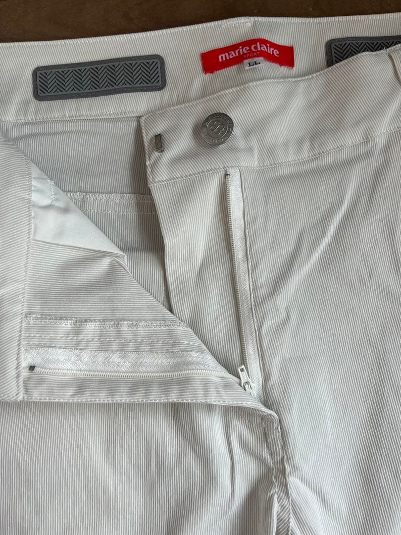 新品 マリクレール ゴルフウェア アンクルパンツ コードレーン9分丈パンツ