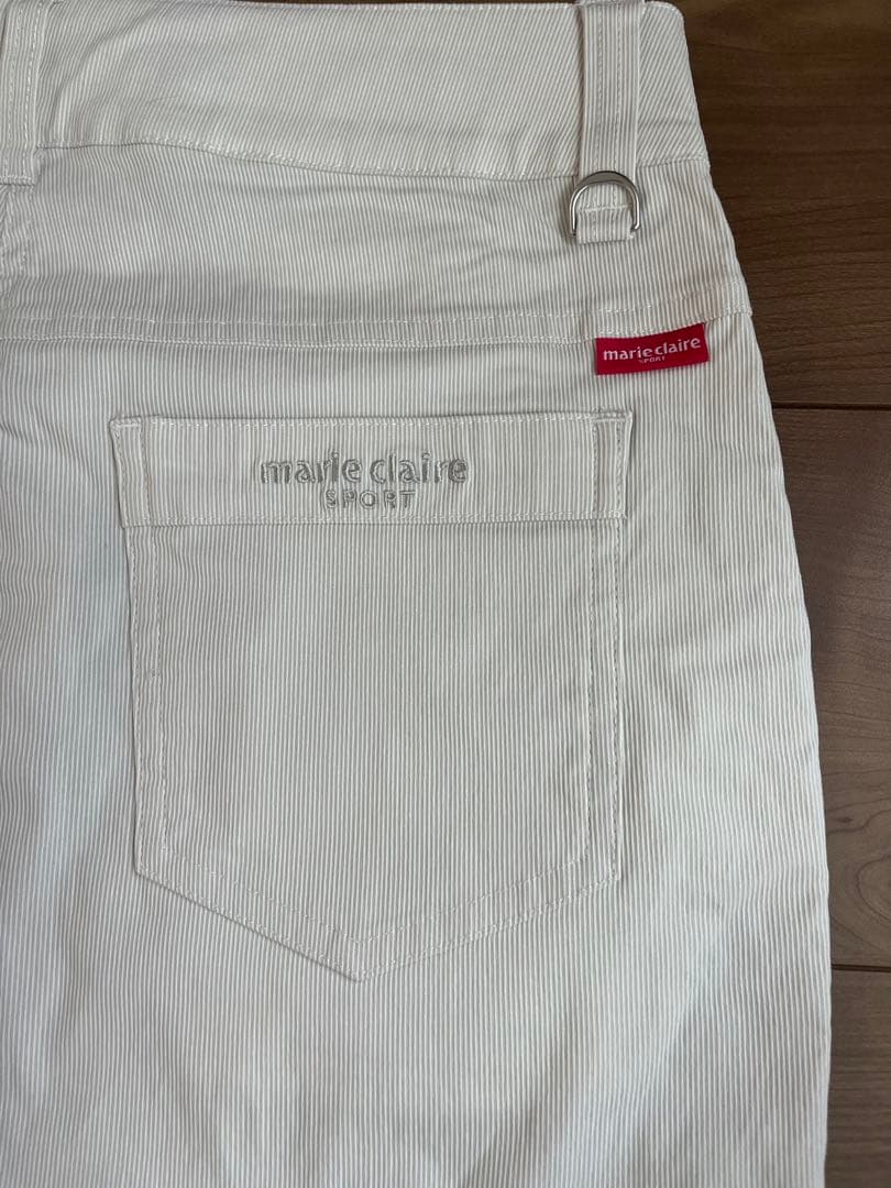 新品 マリクレール ゴルフウェア アンクルパンツ コードレーン9分丈パンツ