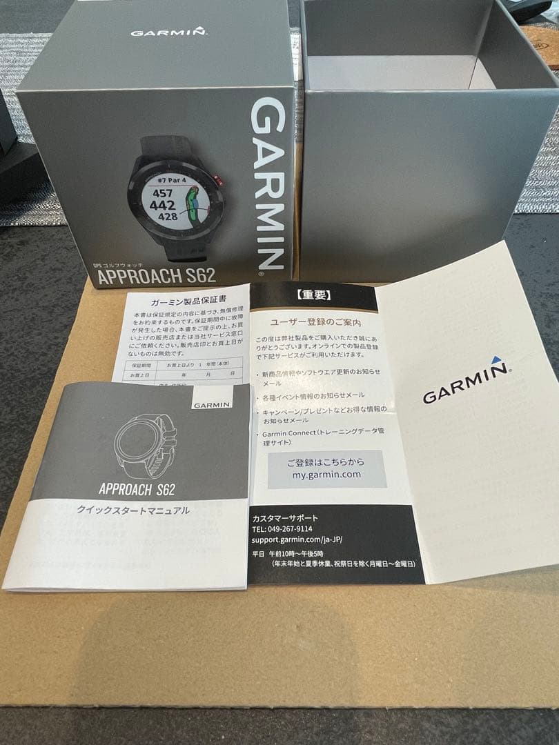 ぬこGarmin Approach S62 GPSゴルフナビ