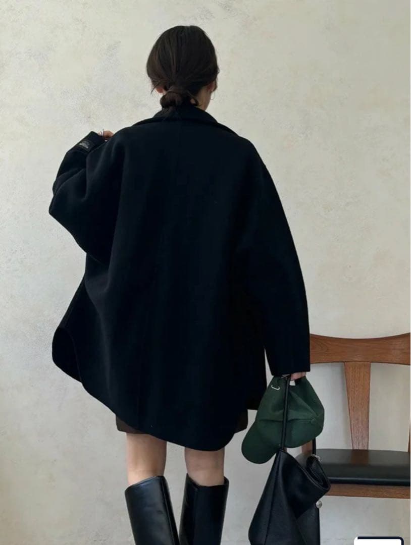 新品ダブルフェイスドルマンコート