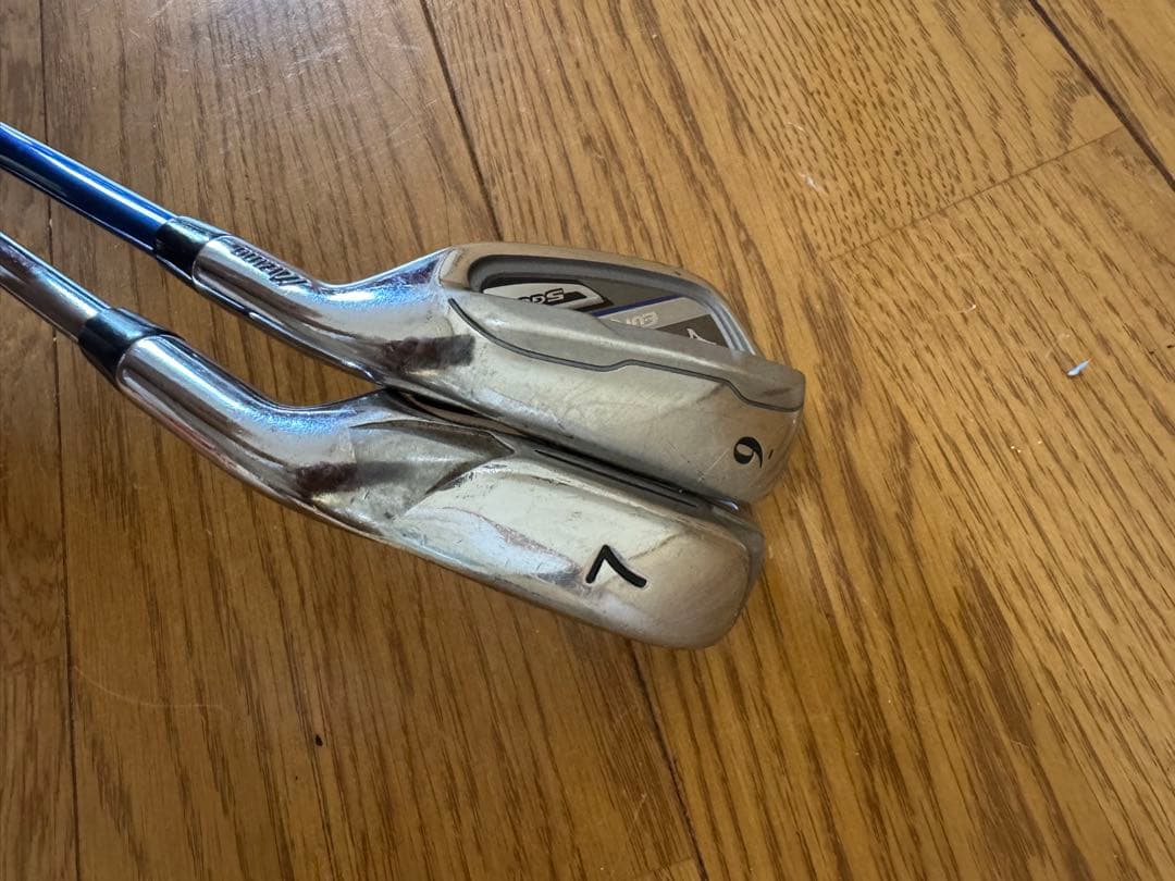 ゴルフクラブ　NEXネックス7番　と　MIZUNO EURUS 5GO 9番