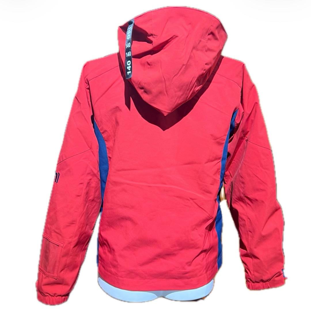 新品✨NNOUM 子供用 スキーウェア 赤 140 スノボウェア　防水　ノアム