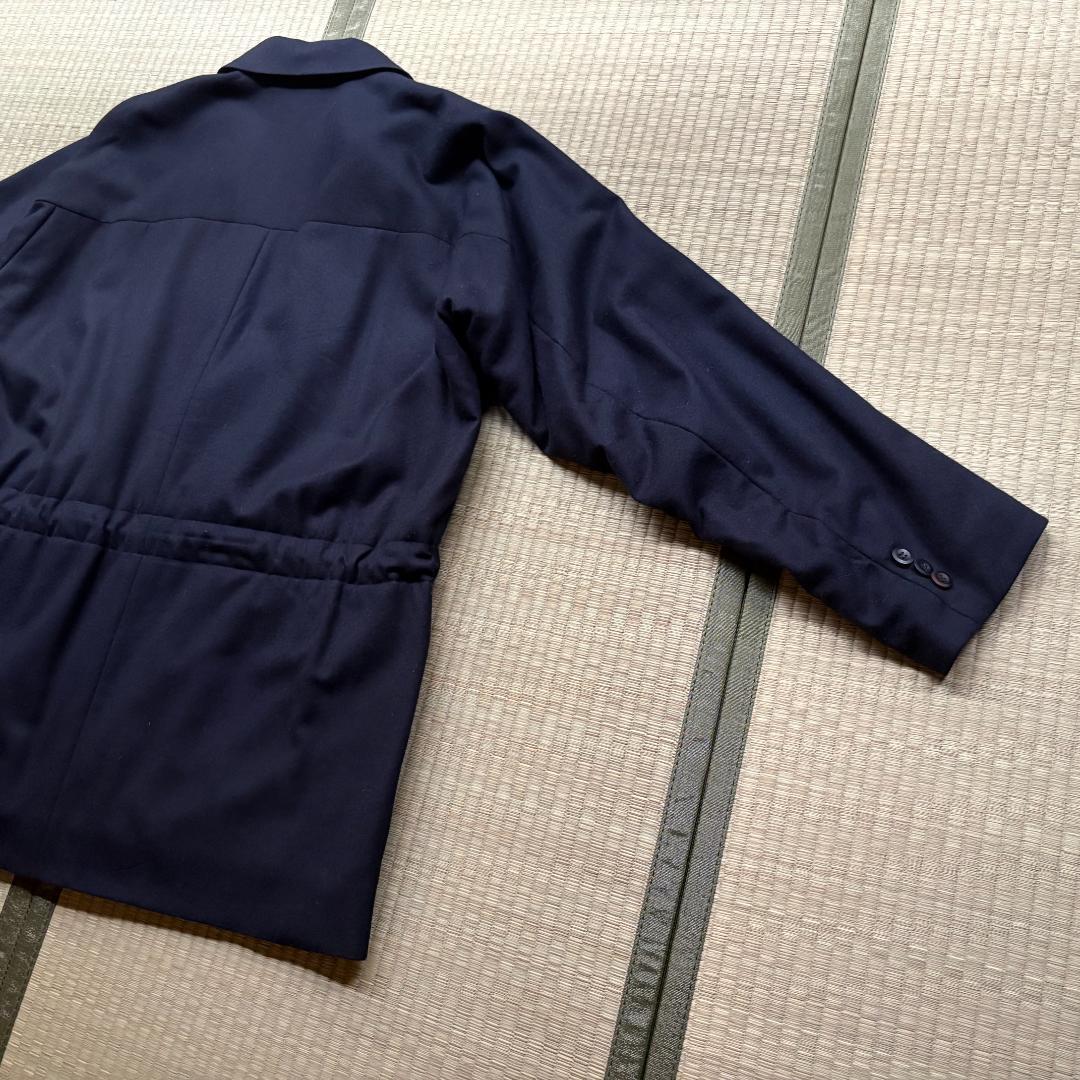 ASEEDONCLOUD ウールジャケット ガウン Navy サイズM