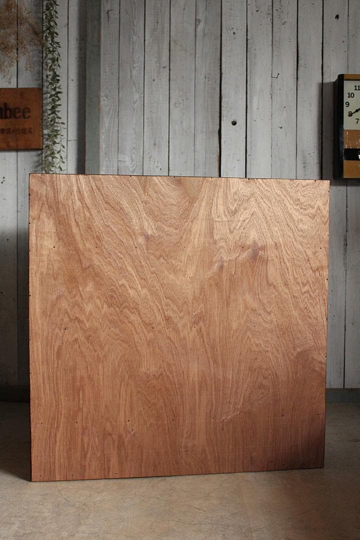 uym　古く味のある木製のガラス戸棚　引き出し2杯