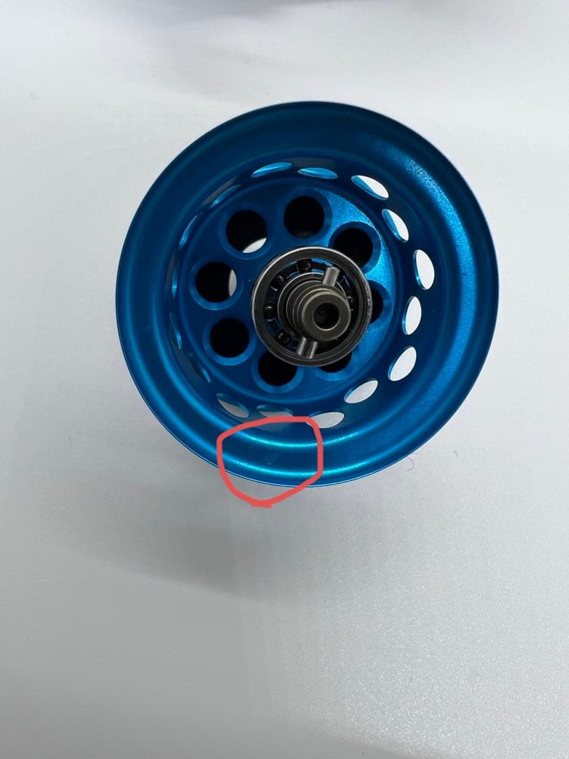 使用品★KTFフィネススプール★アブ★レボ★エリートⅡ★スカイブルー★左ハンドル