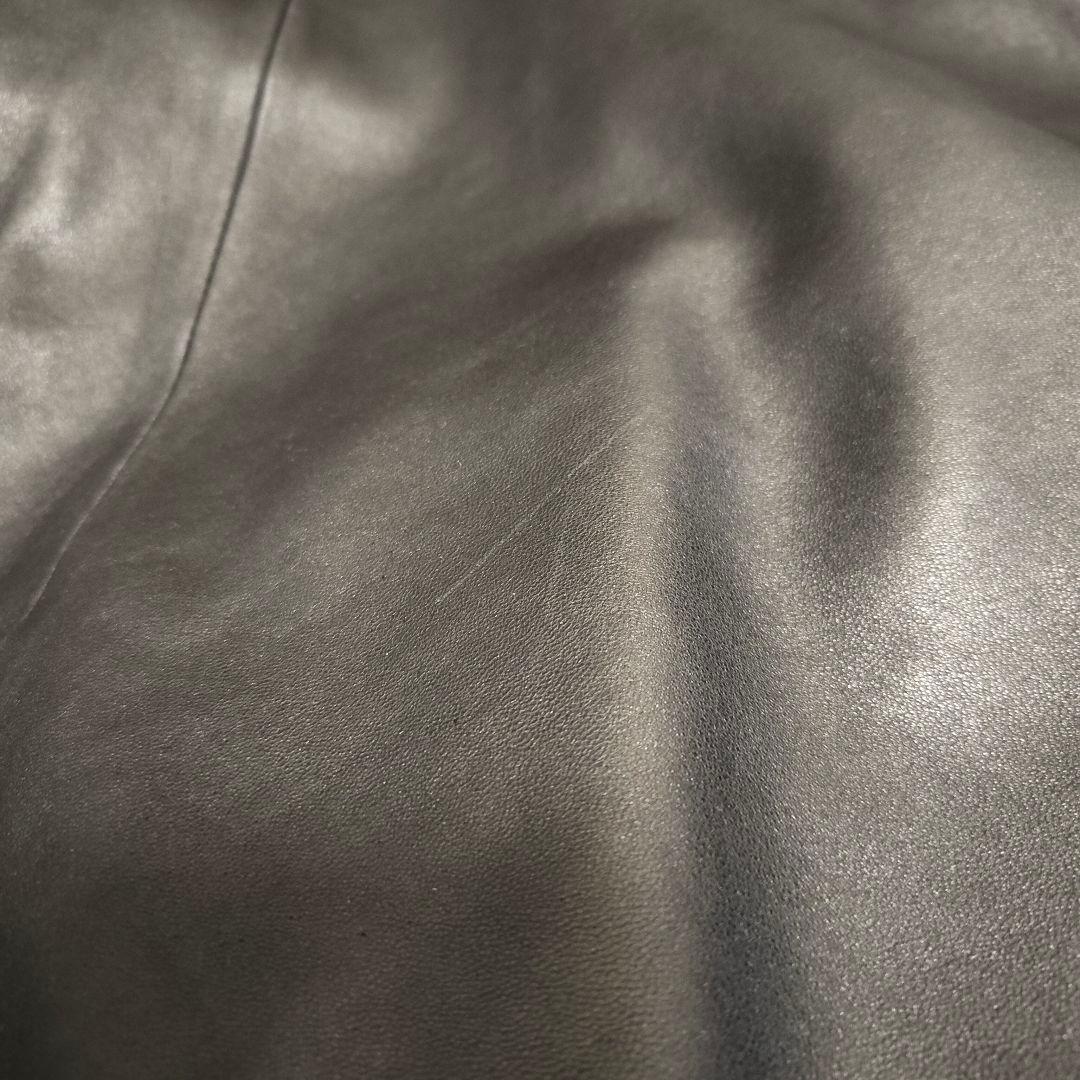 90s WILSONS レザー ブルゾン スイングトップ ドリズラー ブラック黒