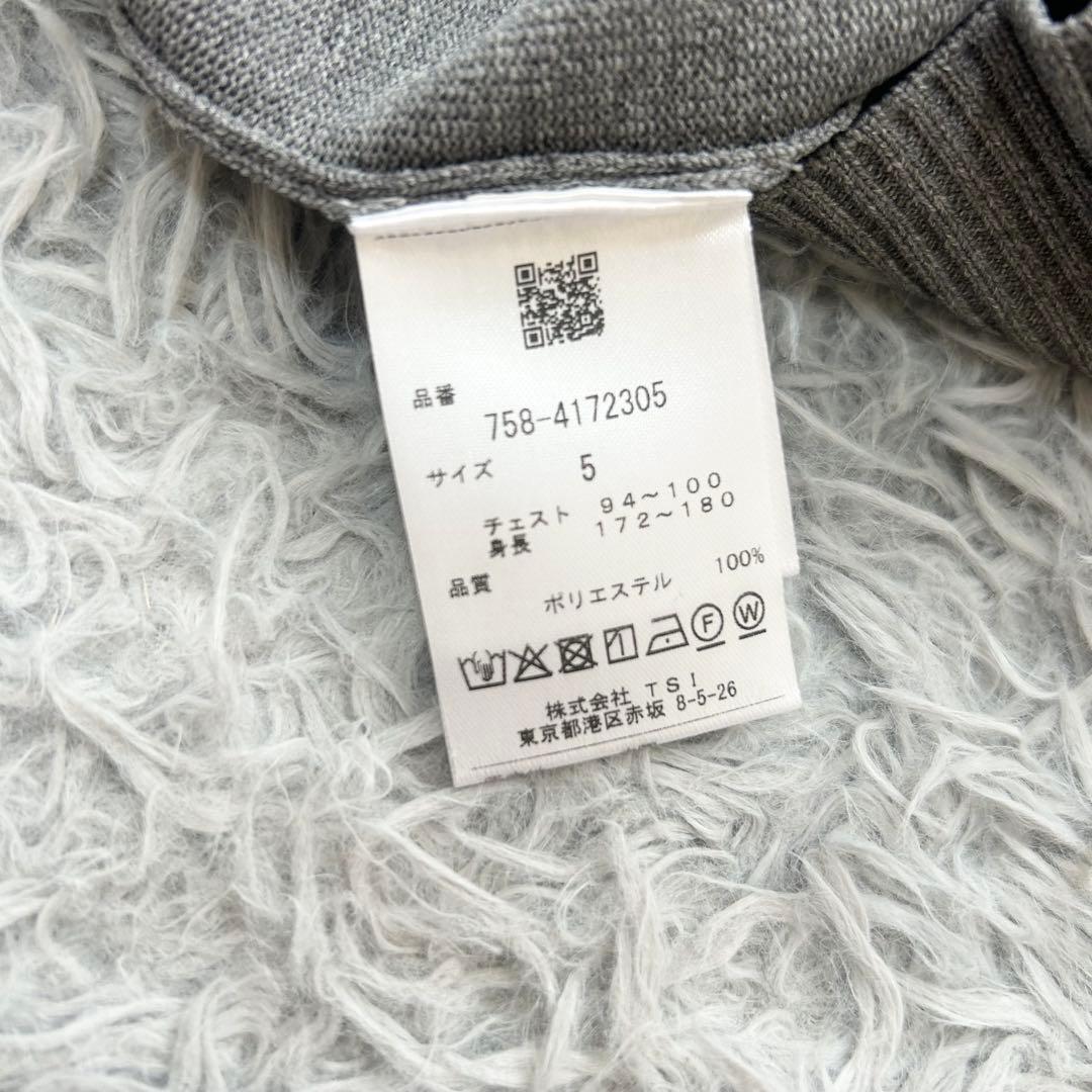 新品　マスターバニーエディション　ジャケット　フルジップ　モックネック　グレー