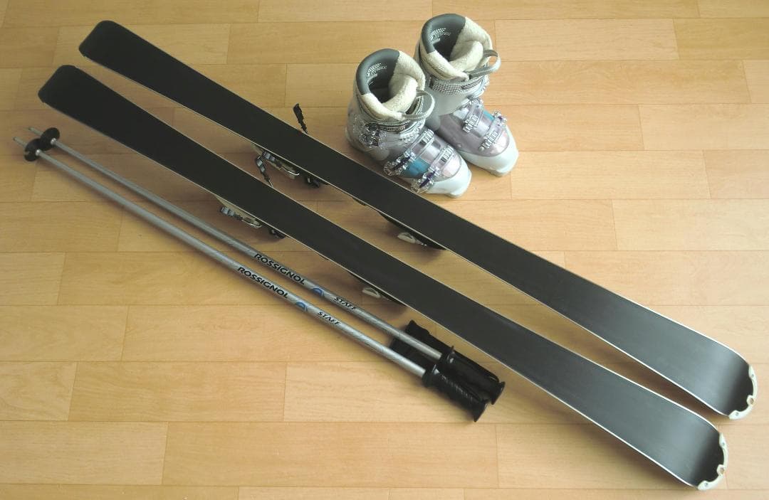 ■■送料無料■VOLKL■女性用スキーフルセット■板148靴24.5■メンテ付■