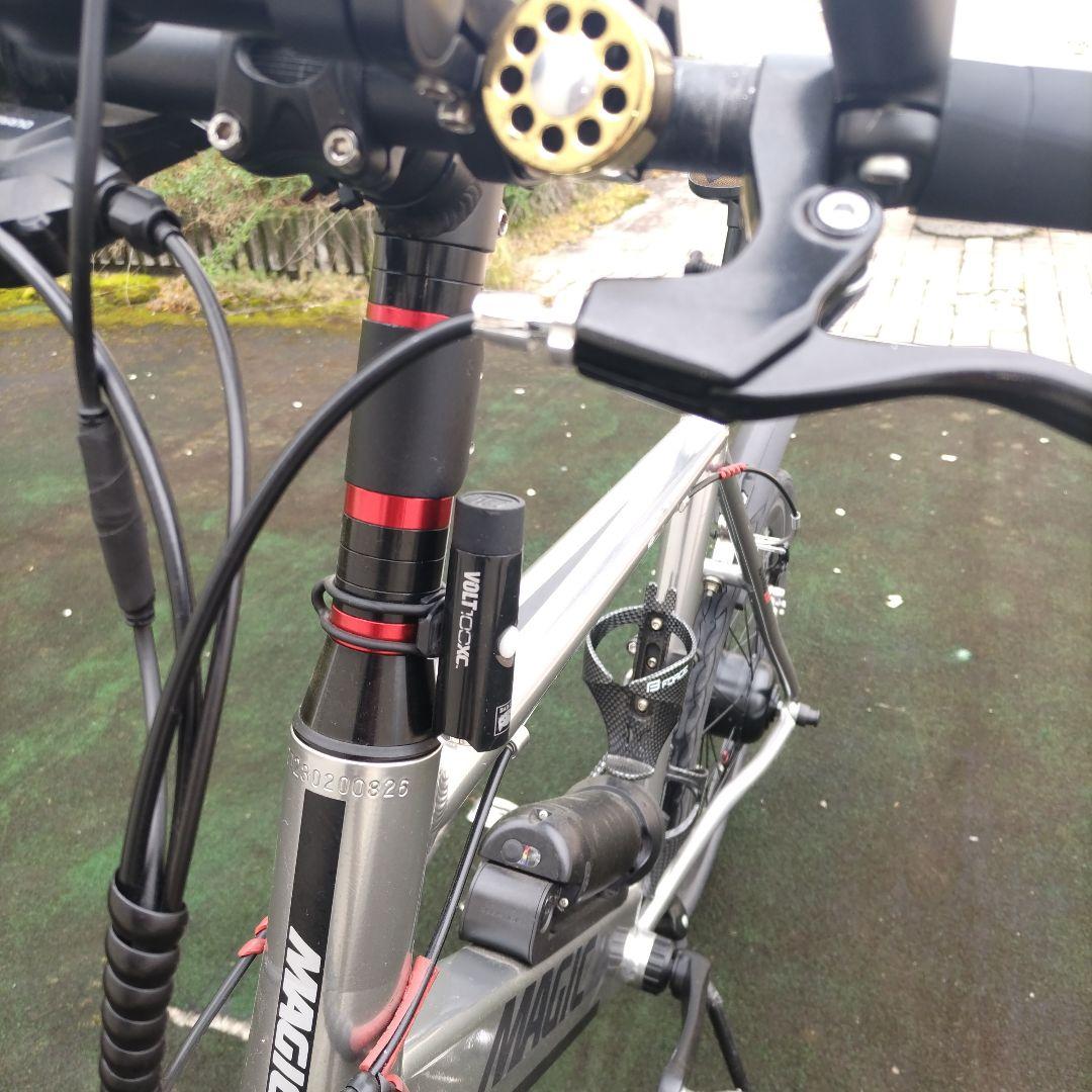 マコ引き取り歓迎　電動ミニベロ　E-MAGIC207AD　2024/4購入